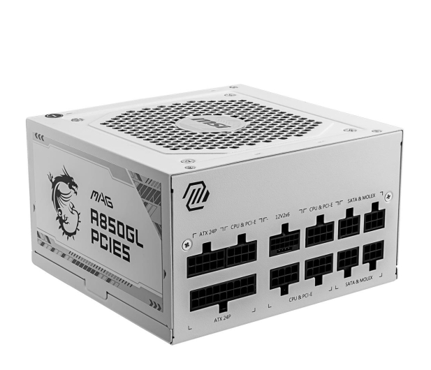 MSI A850GL 850W 80 Plus Gold ATX 3.1 - 1204824 - zdjęcie